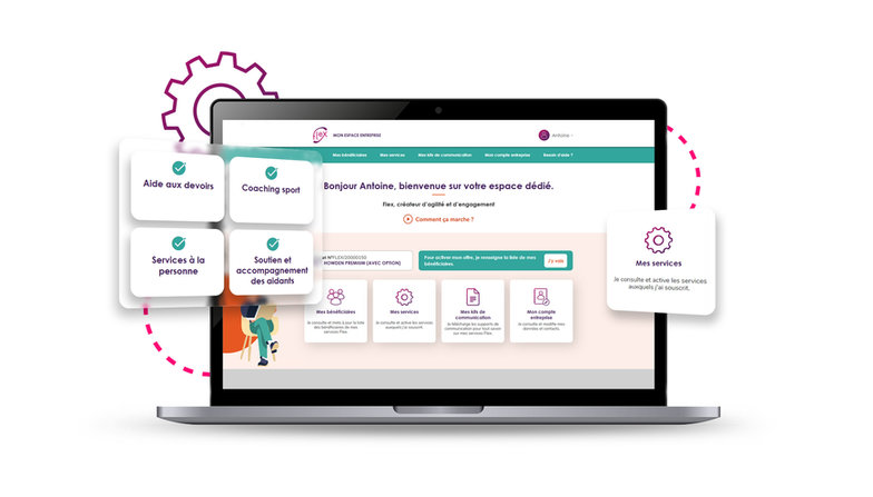 Visuel de mon espace Flex Entreprise 